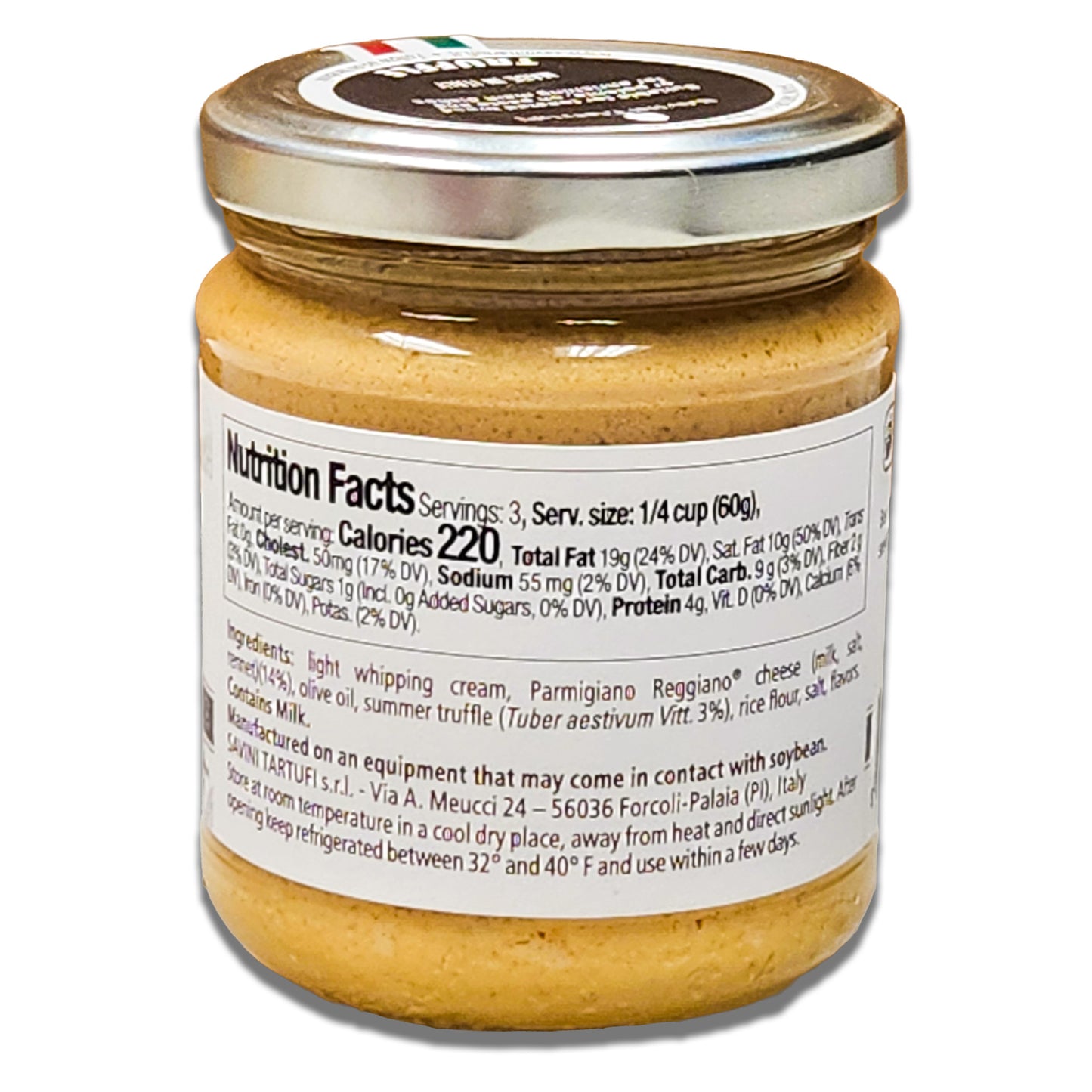 Savini Tartufi Parmigiano Reggiano and Truffle Cream 180gr.