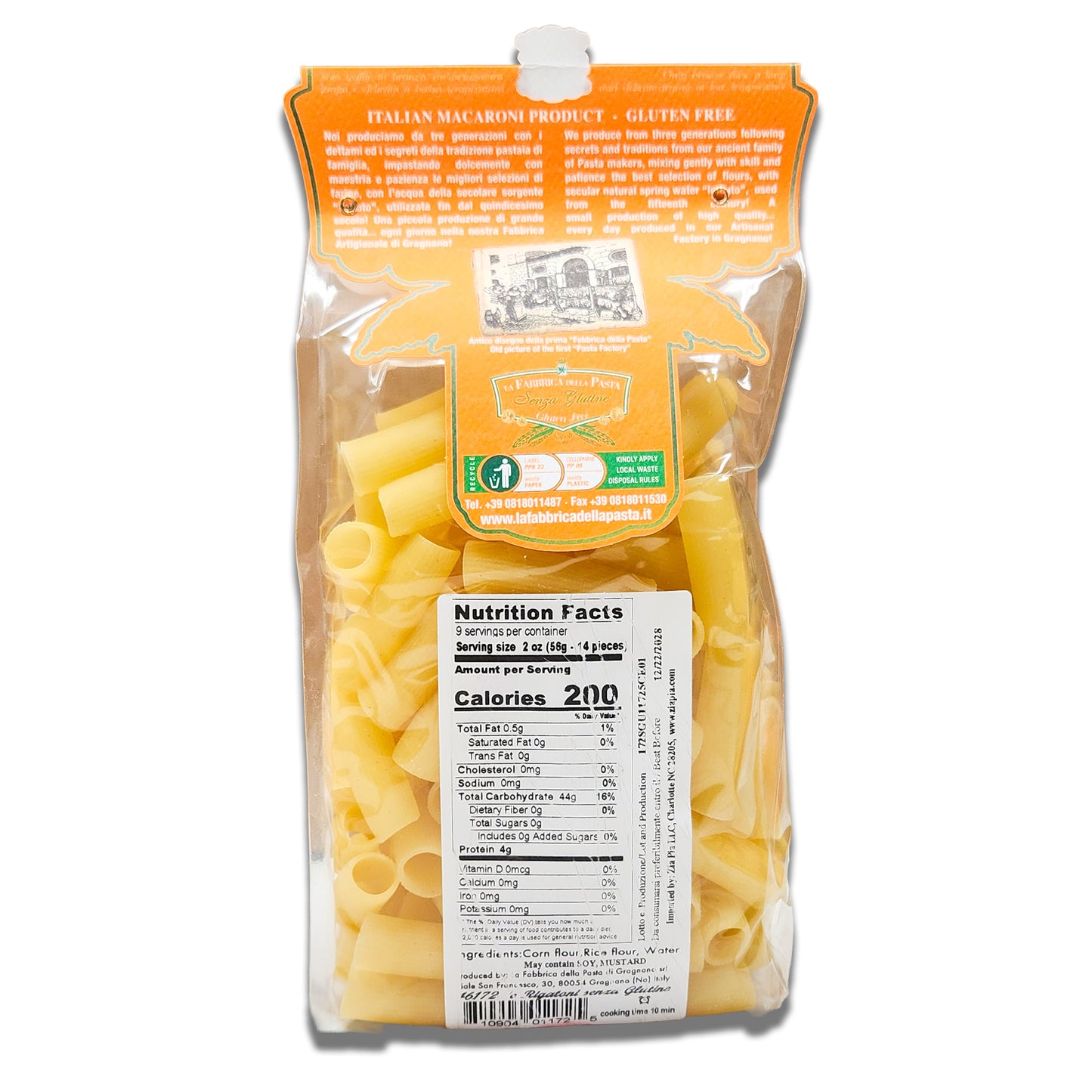La Fabbrica della Pasta di Gragnano - Gluten Free Rigatoni