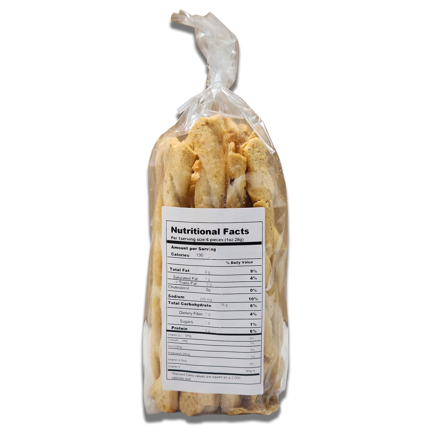 Sanniti Trecce Baresi - Traditional Twisted Italian Breadsticks from Puglia, 250g Bag