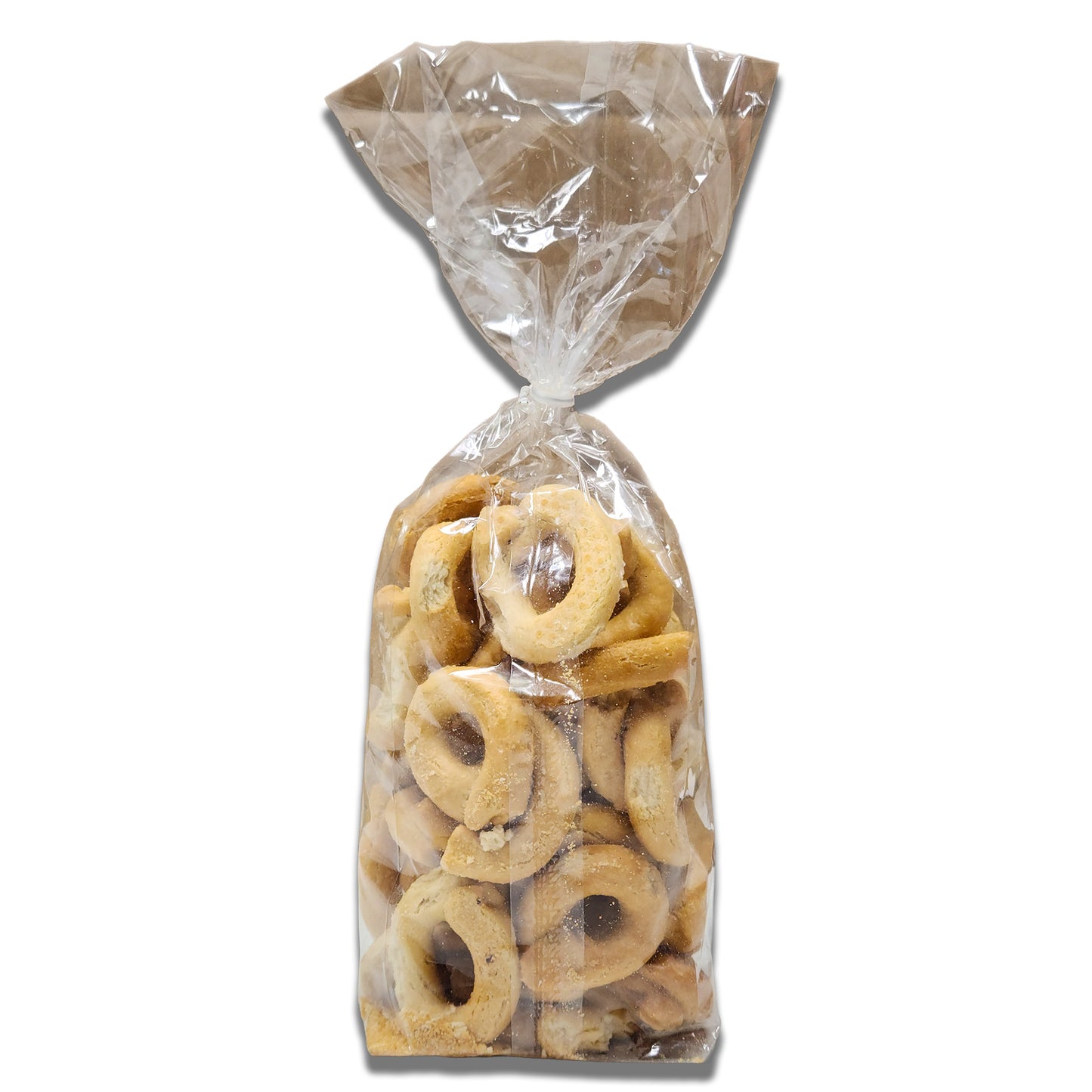 Sanniti Taralli Pugliesi Caserecci - Traditional Handmade Italian Snack Rings from Puglia, 250g Bag