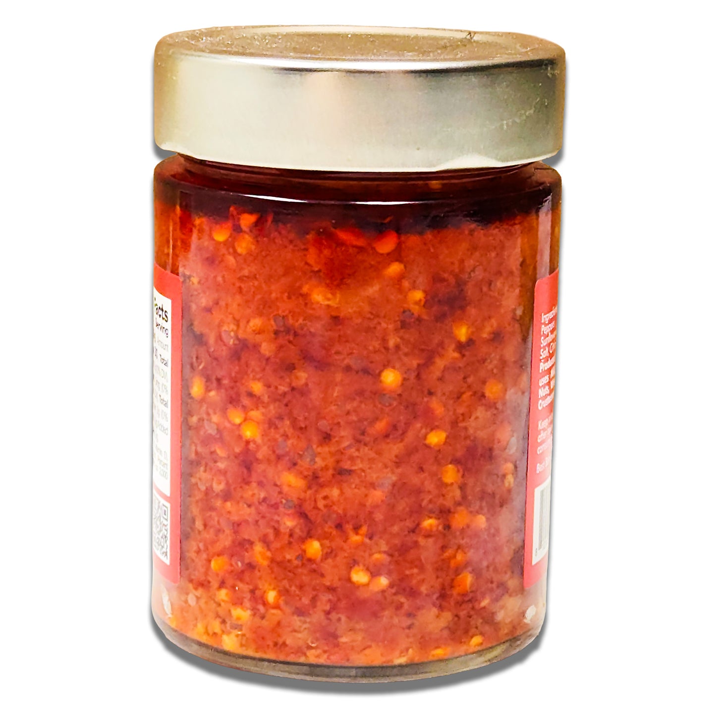 Sanniti Red Passion Crushed Calabrian Hot Chili Peppers - Bold Italian Pepper Condiment, 10.9 oz Jar