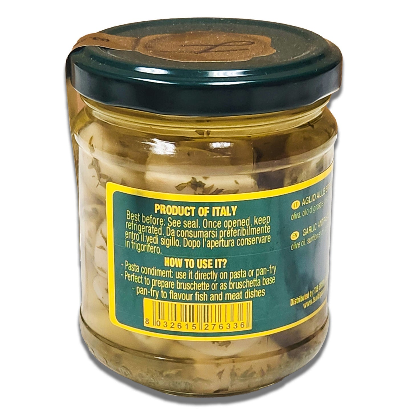 Tealdi Whole Garlic Antipasto with Herbs - 190g