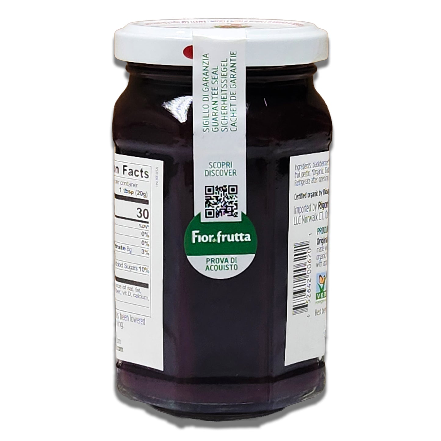 Rigoni di Asiago Organic Blackberry Fruit Spread – 8.82 oz (250g)