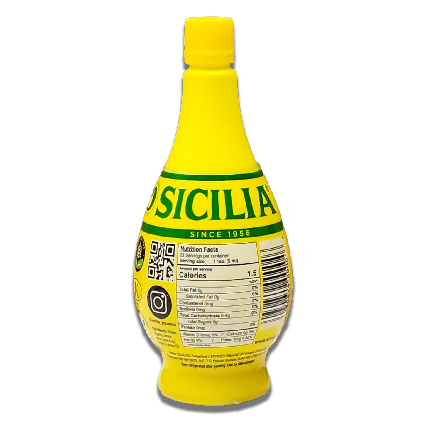 Sicilia Lemon Squeeze - Organic Lemon Juice 4fl oz - 100% Italian Lemons