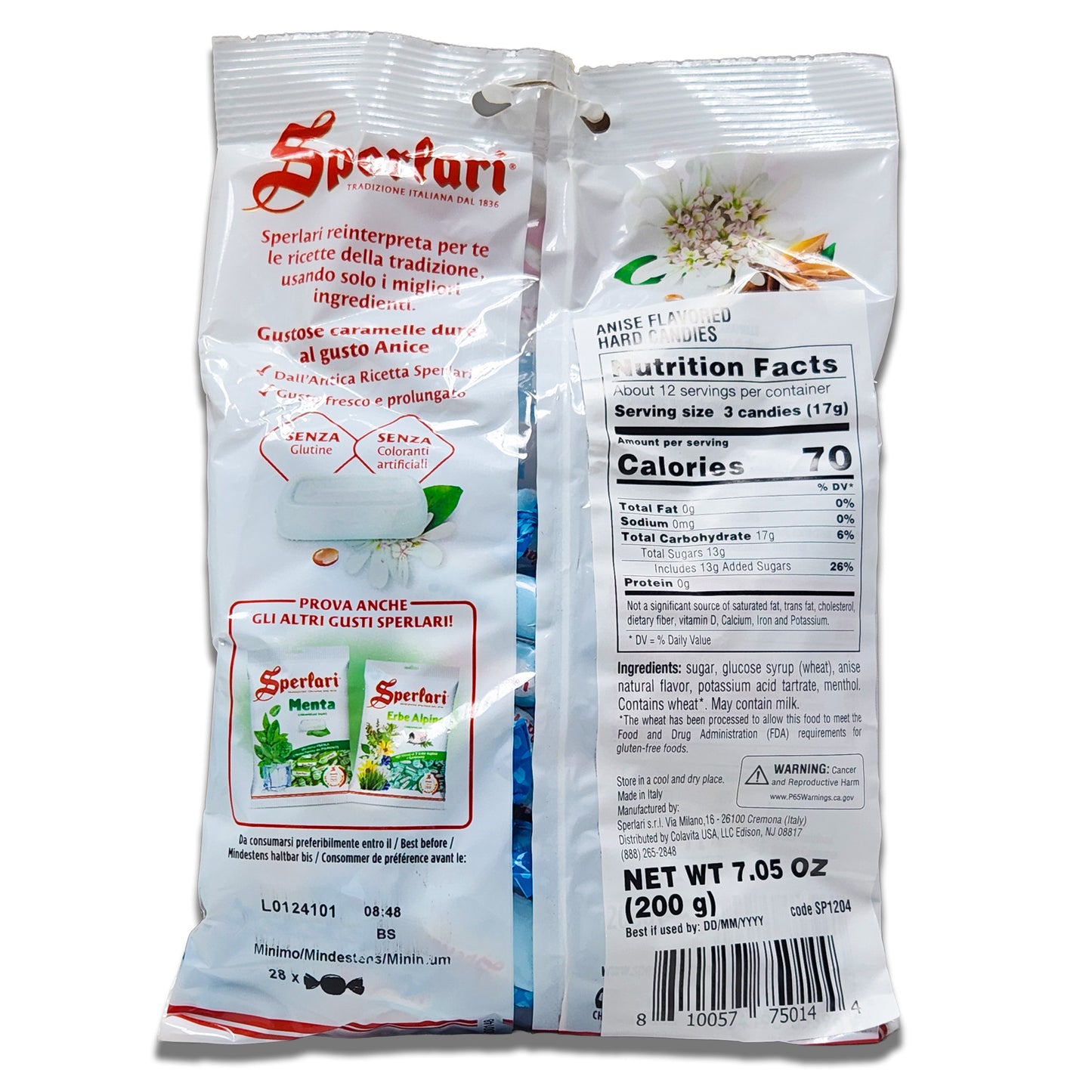 Sperlari Italian Anise Hard Candy