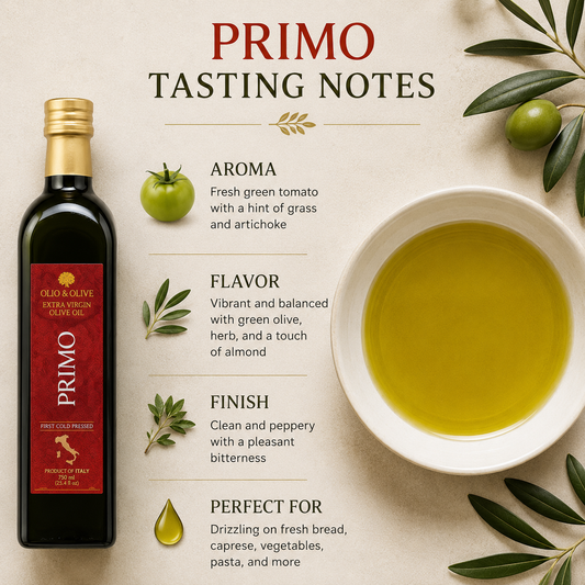 Olio&Olive Primo Italian Extra Virgin Olive Oil - 750ml
