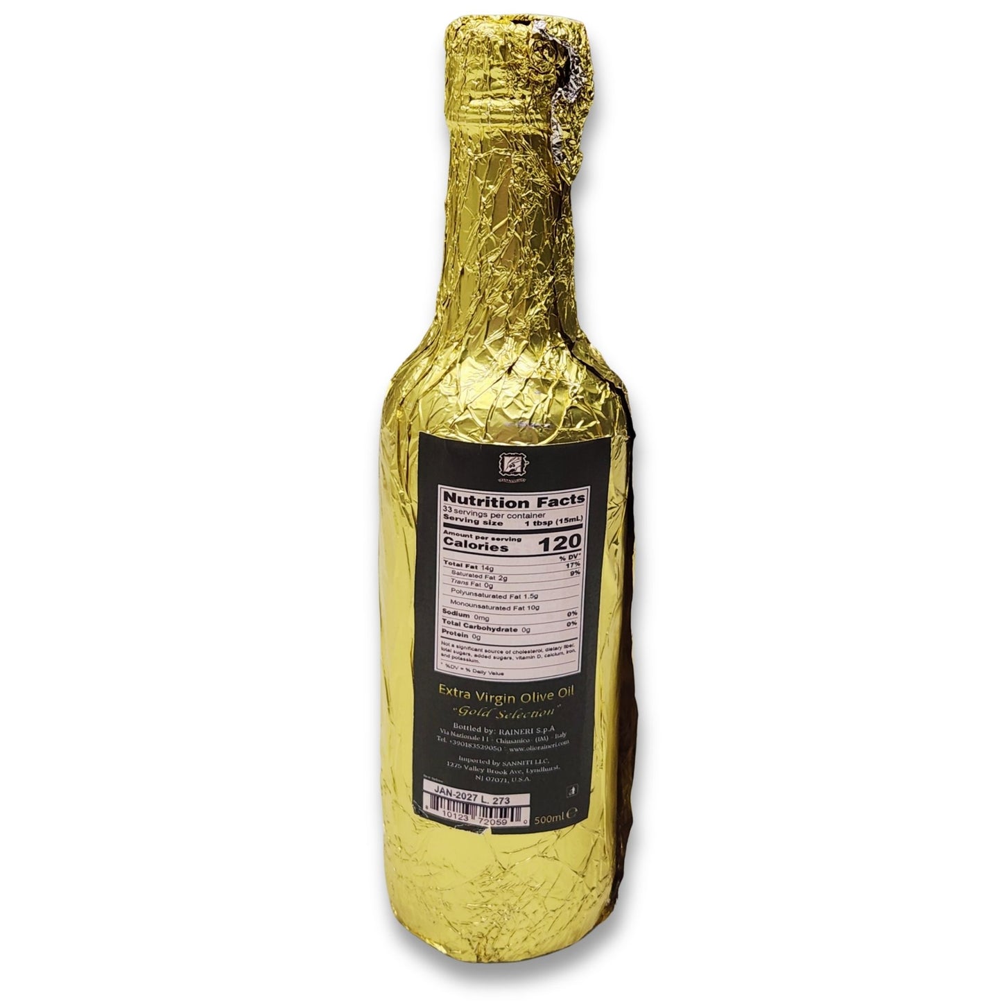 Raineri Extra Virgin Olive Oil 100% Italian - Cold Extracted
