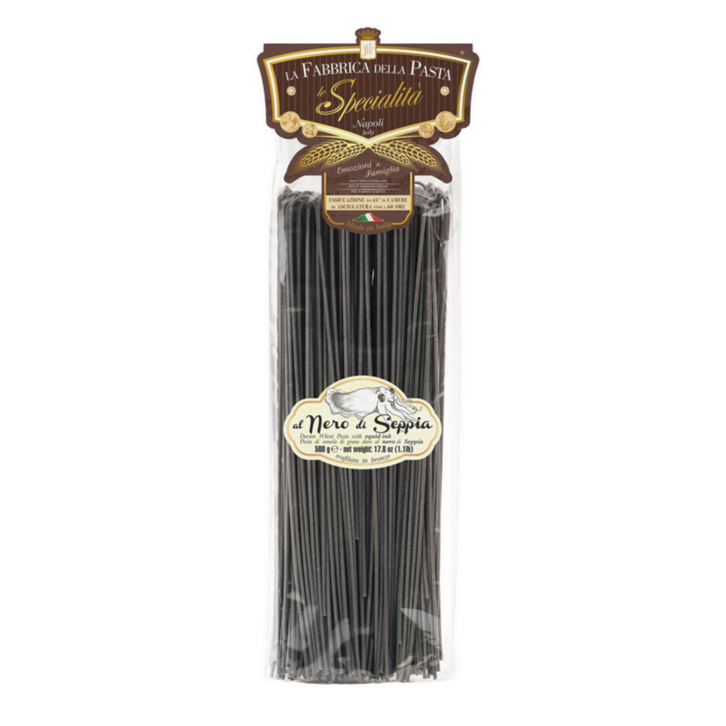 La Fabbrica della Pasta di Gragnano - Spaghetti with Squid Ink