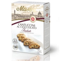 Masini Dark Chocolate Cantuccini al Cioccolato | Tuscan Chocolate Biscotti - 200g