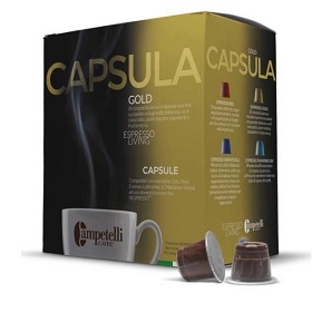 Gold Nespresso compatible capsules