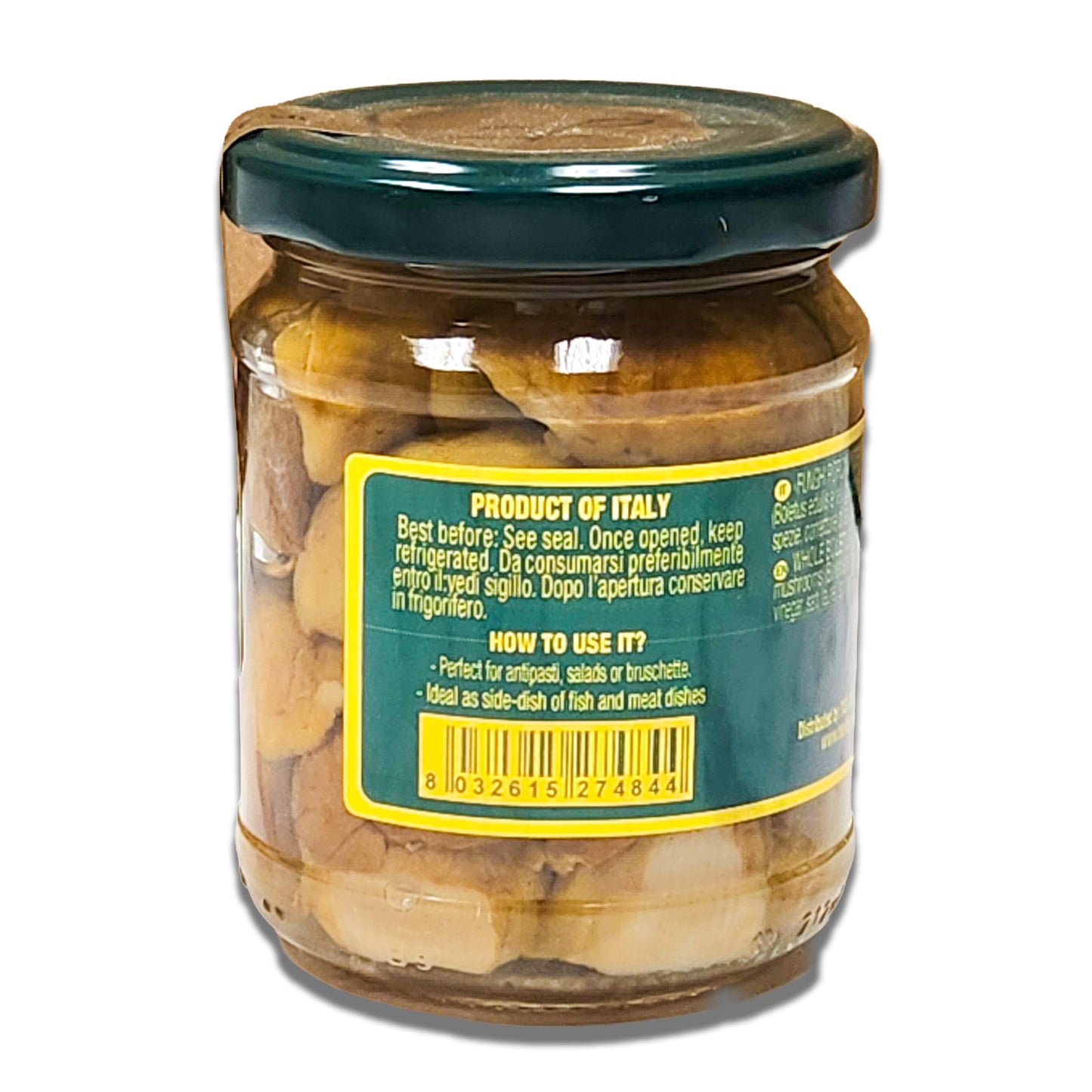 Tealdi Whole Porcini Mushrooms in Olive Oil - 200g