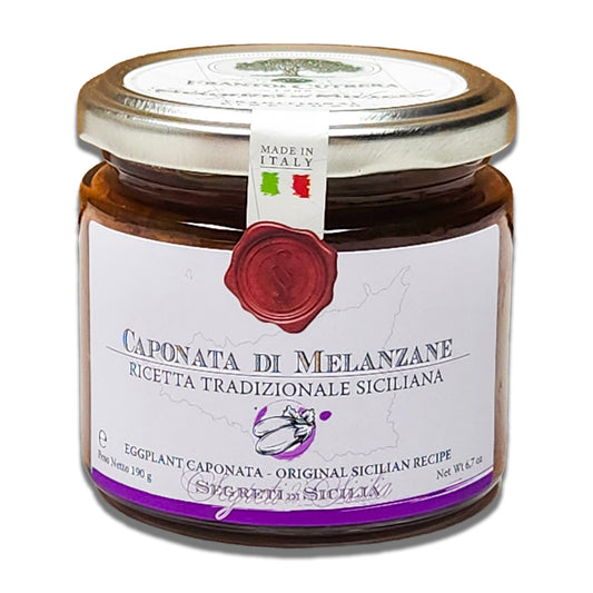 Segreti di Sicilia Eggplant Caponata Melanzane by Frantoi Cutrera