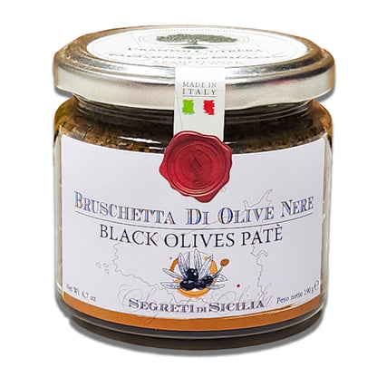 Segreti di Sicilia Black Olive Spread by Frantoi Cutrera - 190gr