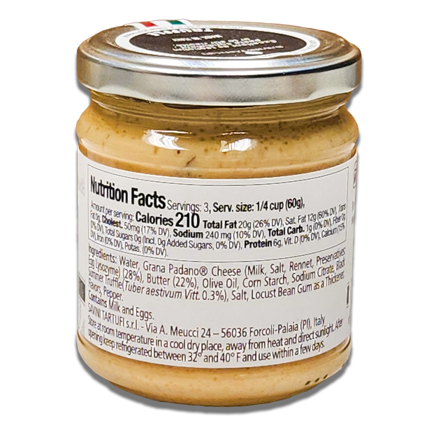 Savini Tartufi Truffle Alfredo Sauce 180gr.