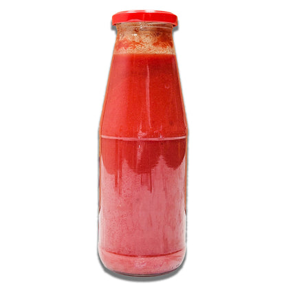 La Carmela Passata di Pomodoro - Italian Tomato Puree in Glass Bottle - 100% Italian Tomatoes - Ideal for Pasta and Pizza Sauce
