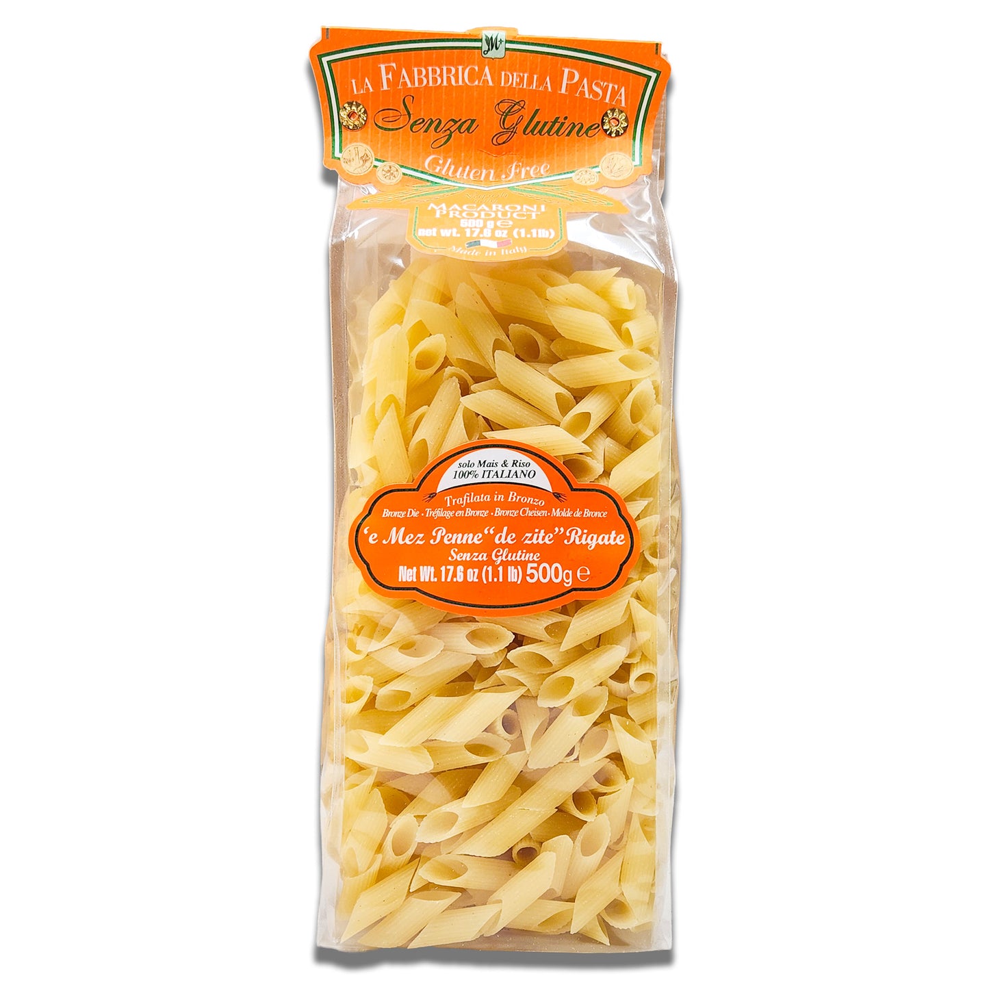 La Fabbrica della Pasta di Gragnano - Gluten Free Mezze Penne Rigate