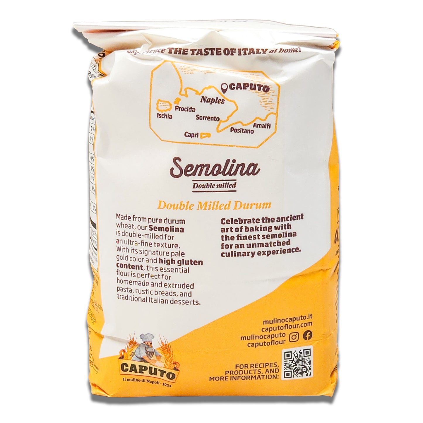 Caputo Molino di Napoli Semola Rimacinata Flour Durum Wheat Semolina