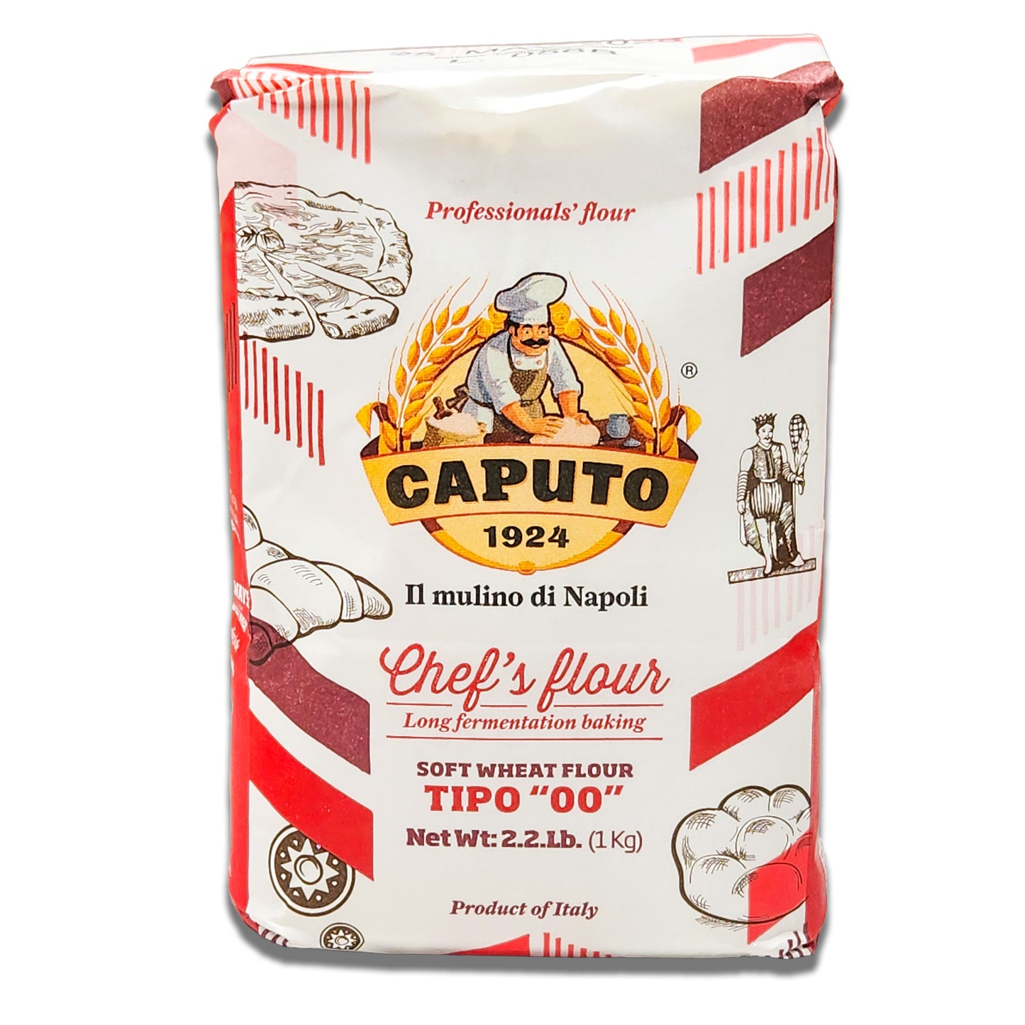 Caputo Molino di Napoli Soft Wheat Chef's Flour "00"