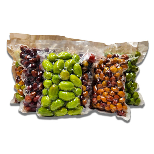 Italian Regional Olive Sampler - 6 Premium Italian Olives