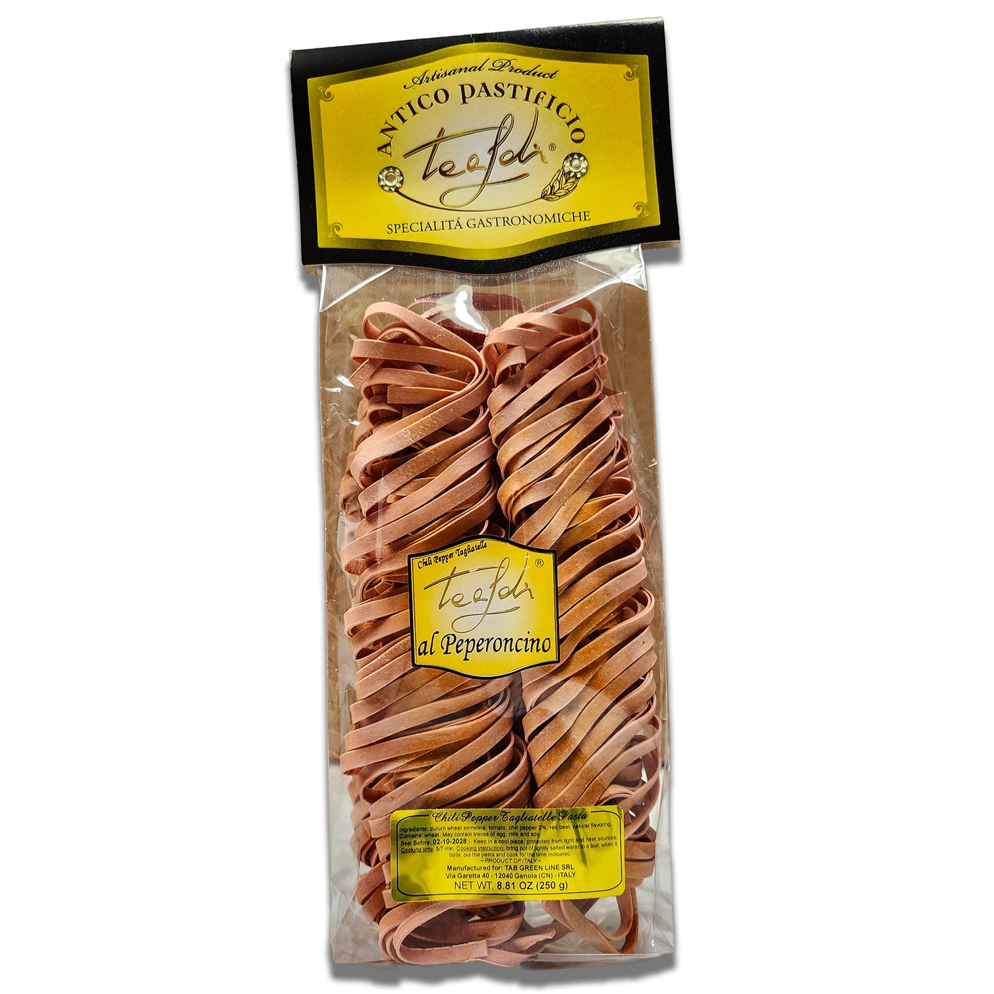Tealdi Chili Pepper Tagliatelle Pasta - 250g