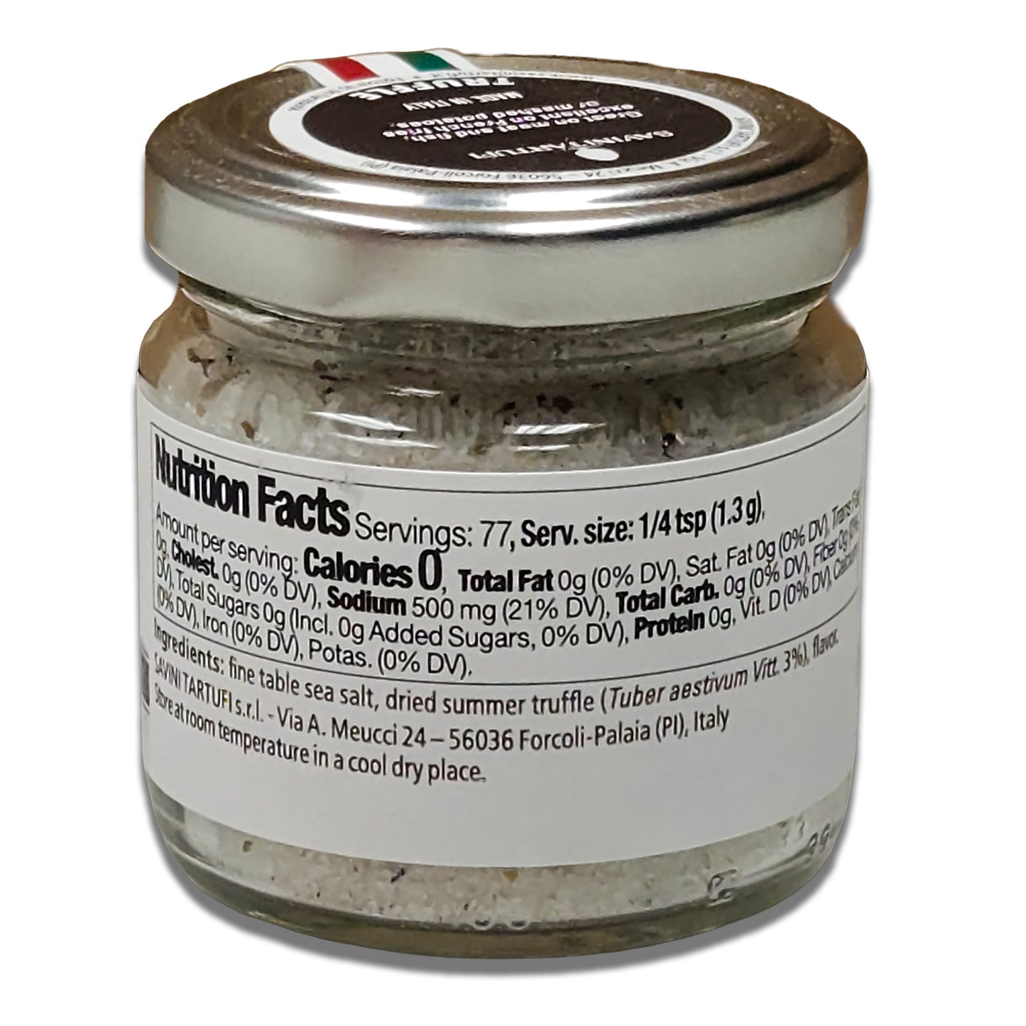 Savini Tartufi Sea Salt with Summer Truffle 100g