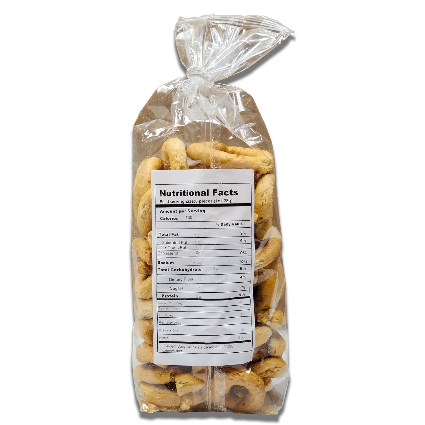 Sanniti Taralli Peperoncino with CHILI PEPPER - Traditional Italian Snack Rings from Puglia, 250g Bag