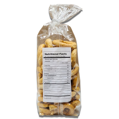 Sanniti Taralli Peperoncino with CHILI PEPPER - Traditional Italian Snack Rings from Puglia, 250g Bag