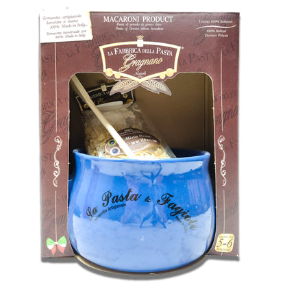 La Fabbrica della Pasta di Gragnano - Terracotta "Pasta e Fagioli" Kit (Blue)