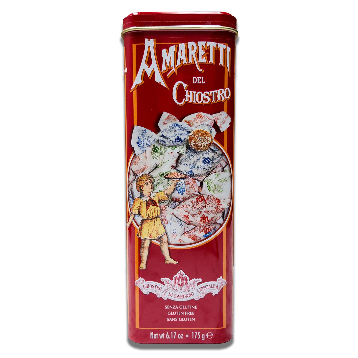 Amaretti del Chiostro Tower Tin - Italian Cookies 6.17oz