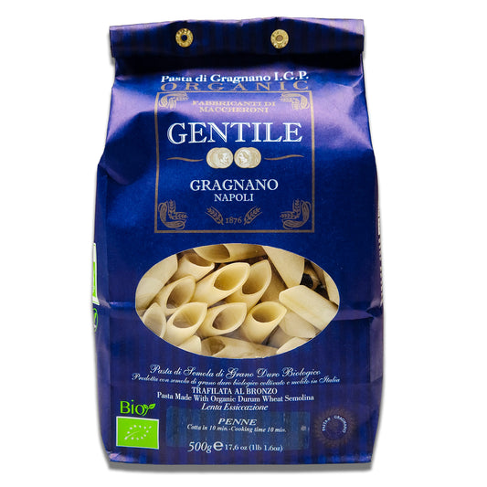 Gentile Organic Penne Pasta di Gragnano I.G.P. – 17.6 oz (500g)