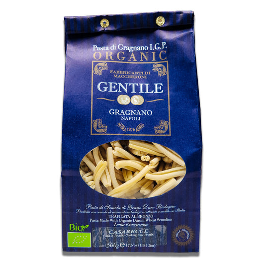 Gentile Organic Casarecce Pasta di Gragnano I.G.P. – 17.6 oz (500g)