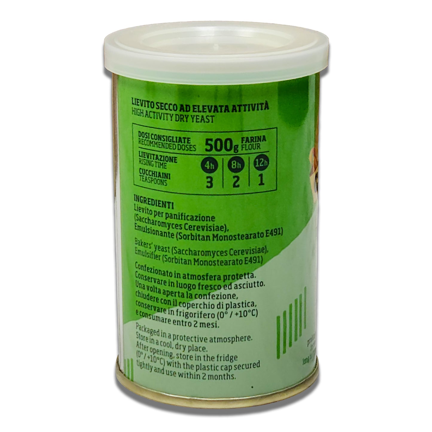 Lievito Antimo Caputo Italian Active Dry Yeast - Perfect for Authentic Pizza & Bread | 3.5oz Tin