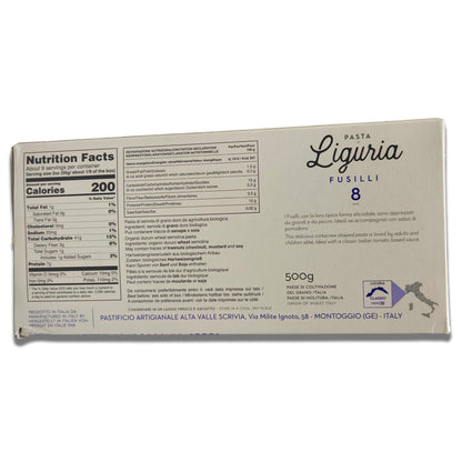 Pasta di Liguria Italian Organic Fusilli