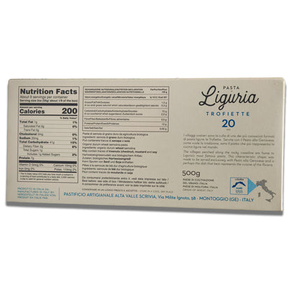 Pasta di Liguria Italian Organic Trofiette