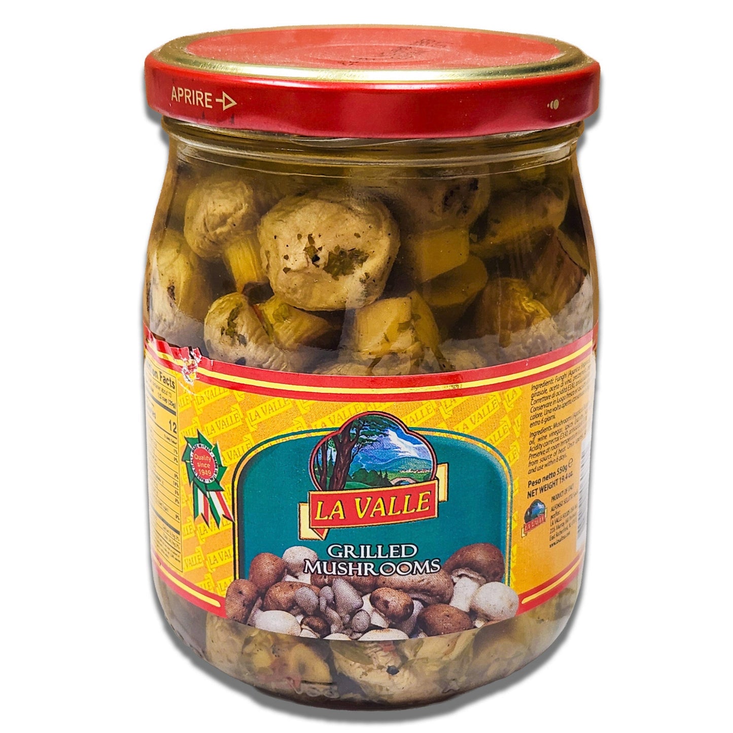 La Valle Italian Grilled Mushrooms
