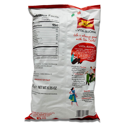 San Carlo Patatine Classiche Potato Chips 180gr - Classic Italian Crispy Chips