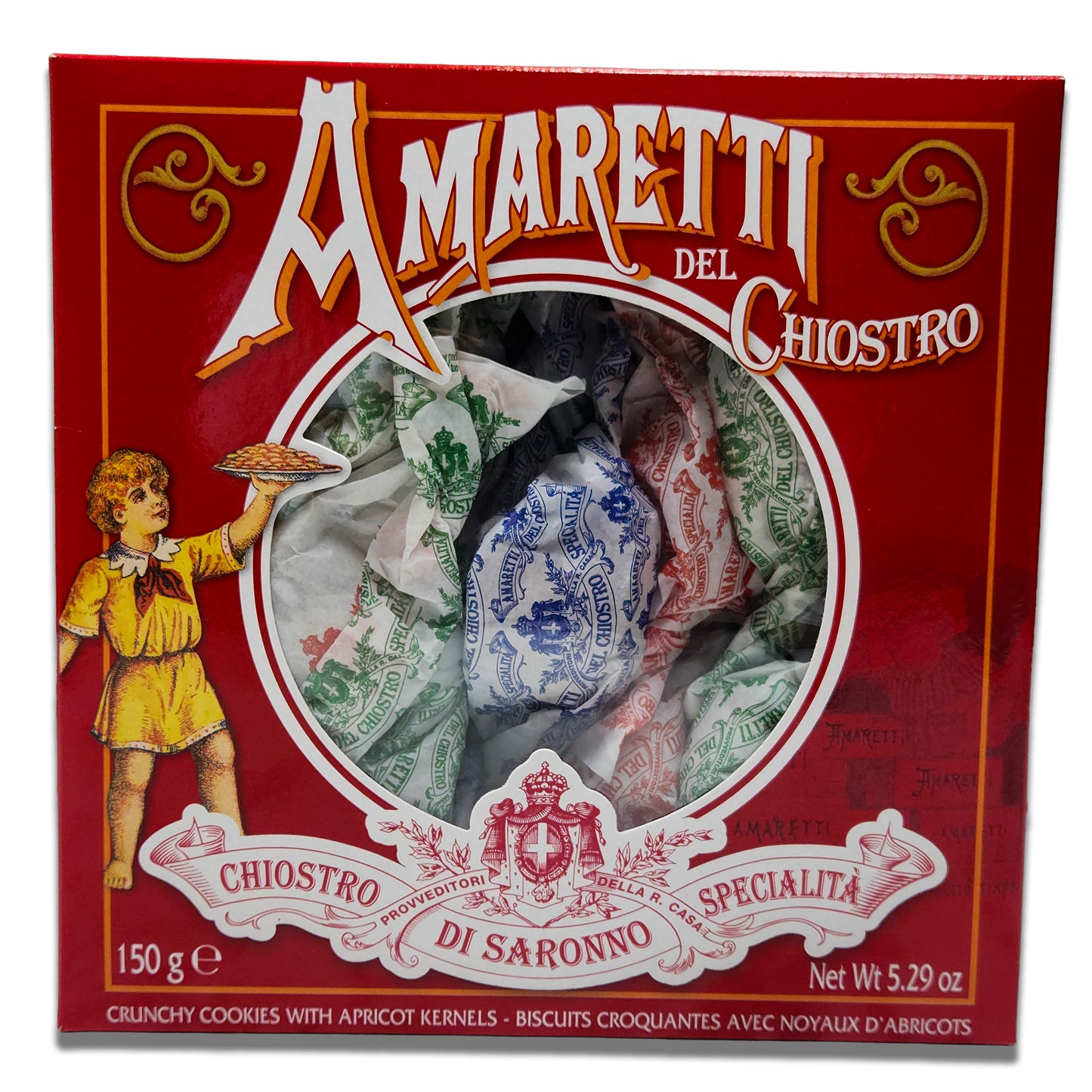 Amaretti del Chiostro Window Box - Italian Cookies 5.29 oz