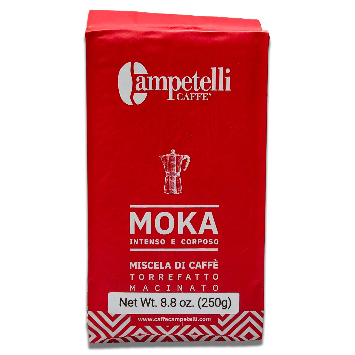 Campetelli Caffe Miscela ROSSA Wood Fire Roasted GROUND Coffee