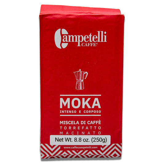 Campetelli Caffe Miscela ROSSA Wood Fire Roasted GROUND Coffee