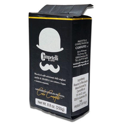 Campetelli Caffe Miscela ARABICA Wood Fire Roasted GROUND Coffee