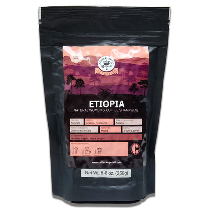 Campetelli Caffe ETHIOPIA Whole Wood Fire Roasted Coffee Beans