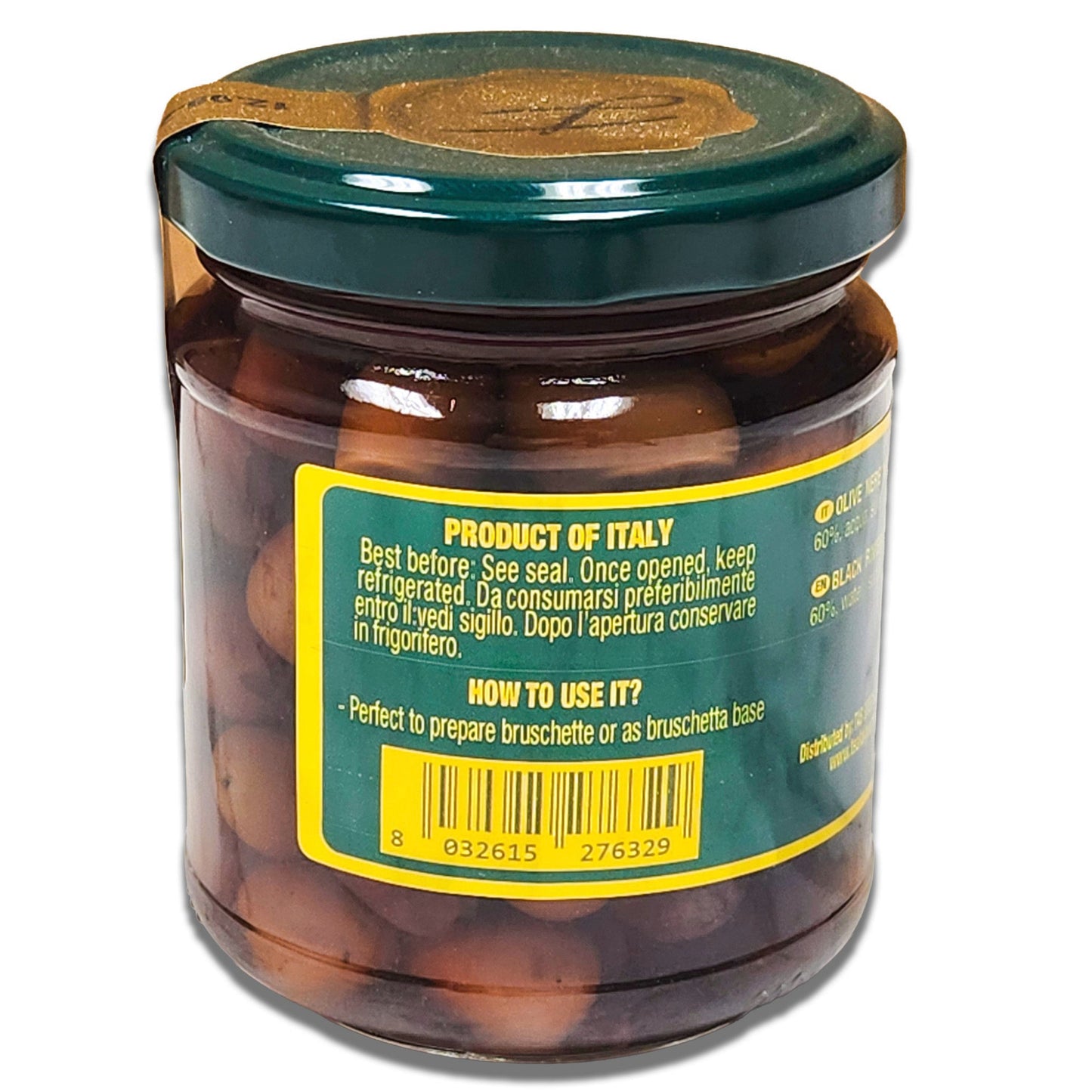 Tealdi Black Riviera Olives - 190g
