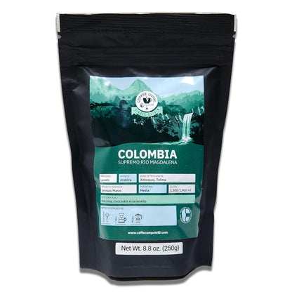 Campetelli Caffe COLOMBIA Whole Wood Fire Roasted Coffee Beans