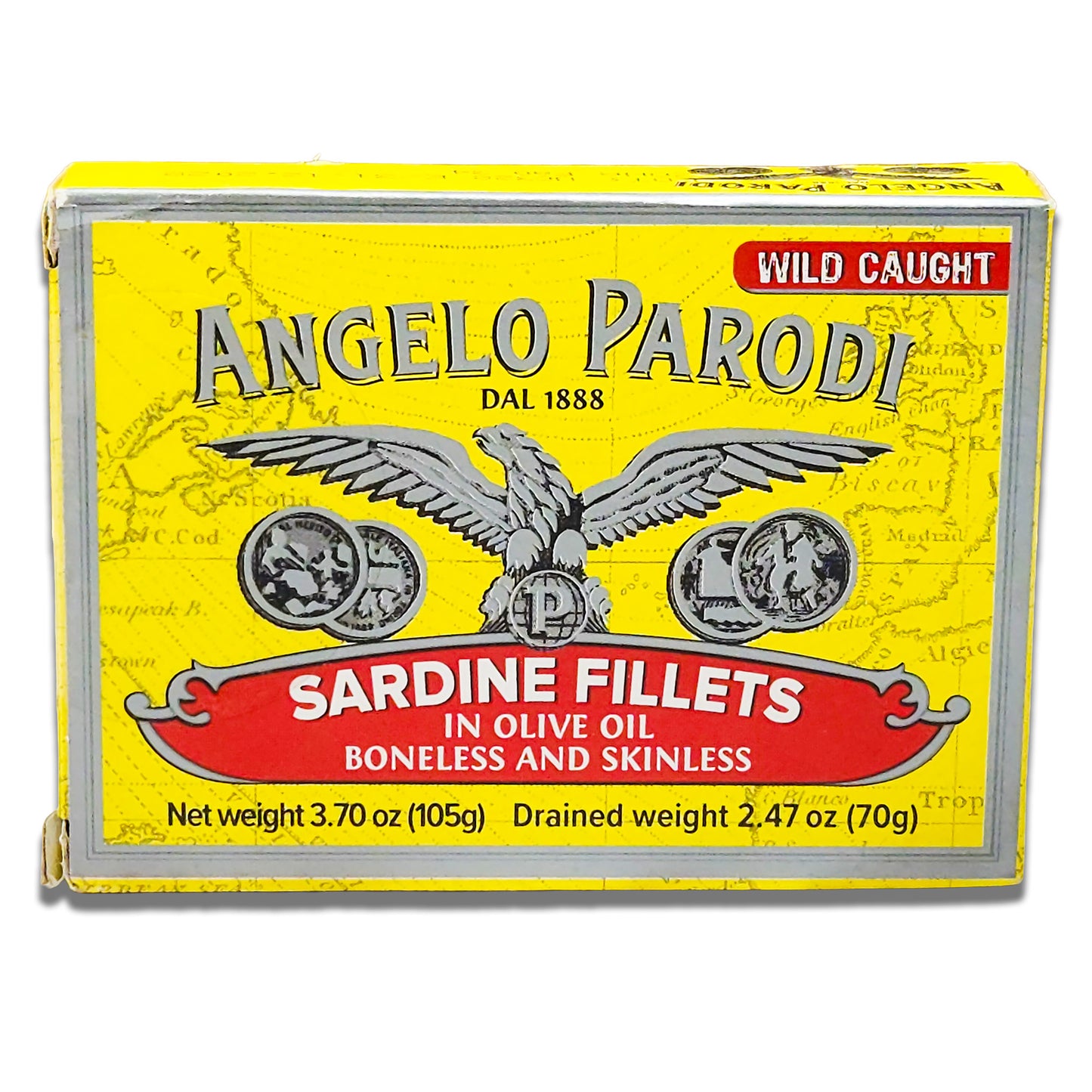 Angelo Parodi Boneless And Skinless Sardine Fillets in Olive Oil