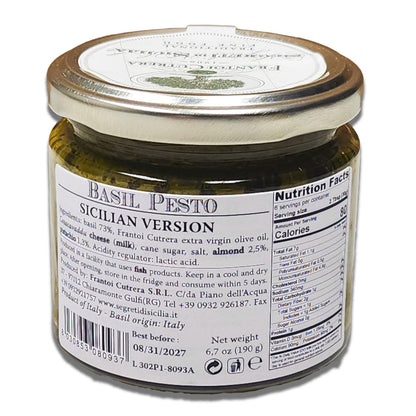Segreti di Sicilia Basil Pesto by Frantoi Cutrera - 190gr