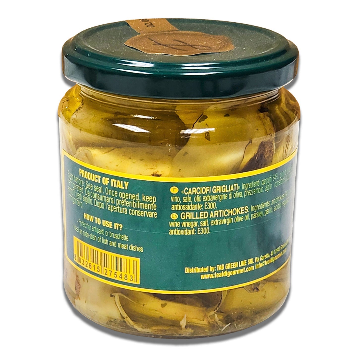 Tealdi Sliced Grilled Artichokes - 280g