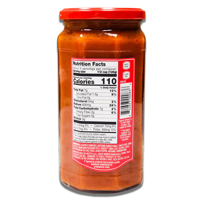 Mutti Parmigiano Reggiano Pasta Sauce - Premium Italian Tomato Sauce with Rossoro Tomatoes & Real Parmigiano Reggiano Cheese, 24 oz (680 g) Jar