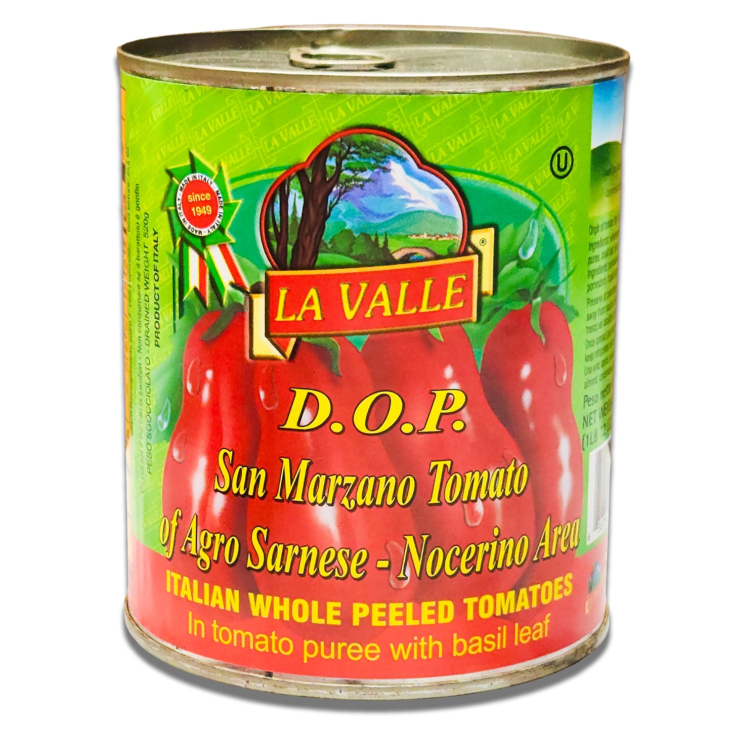 La Valle Italian San Marzano D.O.P. Italian Tomatoes 28oz