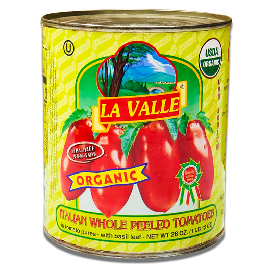 La Valle Italian ORGANIC Italian Peeled Tomatoes San Marzano Style 28oz