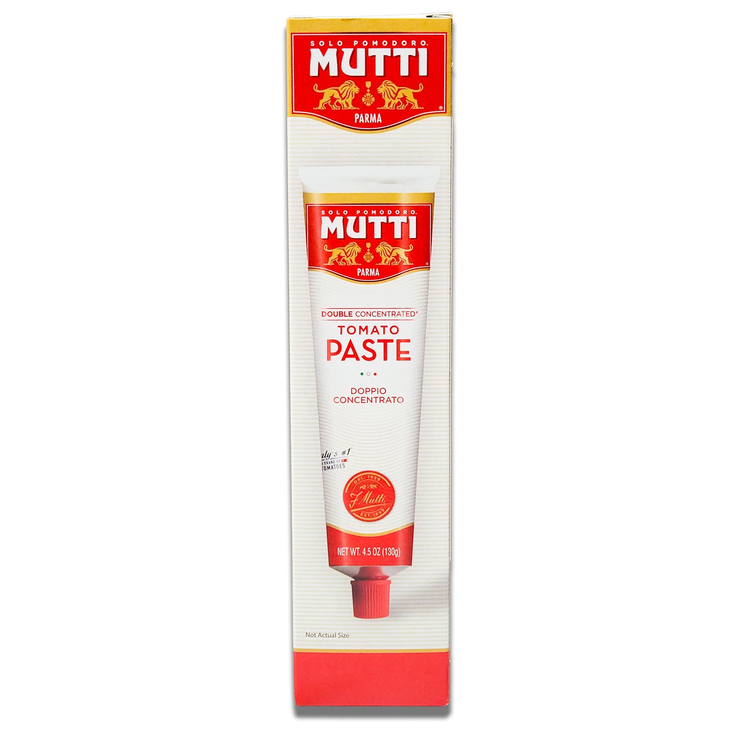 Mutti Double Concentrate Tomato Paste - 130gr Tube